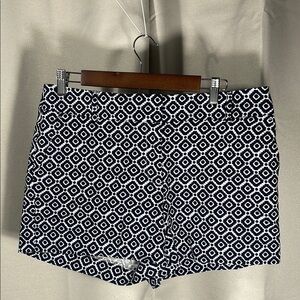 Loft Geometric Black and White Women's Shorts
